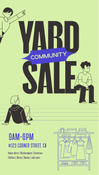 Community Yard Sale YouTube Short