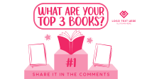 Your Top 3 Books Facebook Event Cover