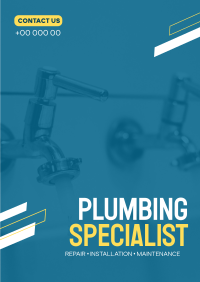 Plumbing Specialist Poster