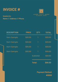 Engineering Invoice example 3