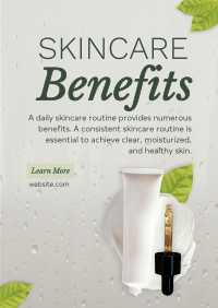 Skincare Benefits Organic Flyer