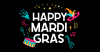 Mardi Gras Festival Facebook Ad