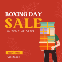 Boxing Day Mega Sale Instagram Post Design