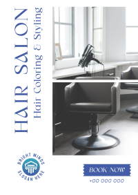 Hair Styling Salon Poster