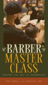 Retro Barber Masterclass Instagram Story
