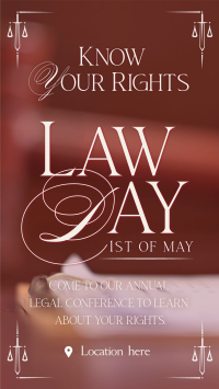 Law Day Greeting Facebook Story