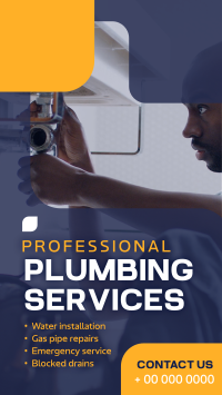 Plumbing Services Instagram Story