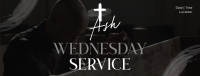 Ash Wednesday Volunteer Service Facebook Cover