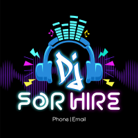 DJ for Hire Linkedin Post Design