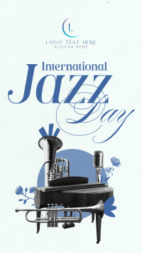 Modern International Jazz Day Instagram Story