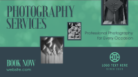 Sophisticated Photography Services Facebook Event Cover Design