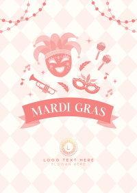 Mardi Gras Celebration Poster