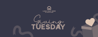 Giving Tuesday Donation Box Facebook Cover Image Preview