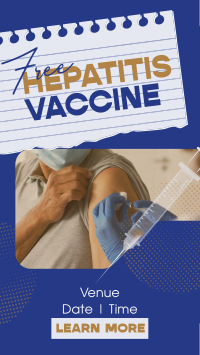 Contemporary Hepatitis Vaccine Instagram Story