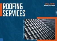 Roofing Services Postcard