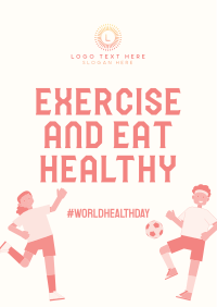 Exercise & Eat Healthy Flyer