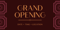 Vintage Grand Opening Twitter Post