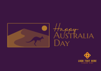 Australia Day Postcard Design