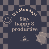 Monday Productivity Instagram Post Design