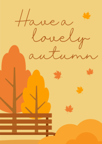 Autumn Greetings Poster