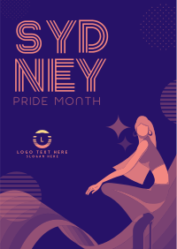 Sydney Pride Month Greeting Flyer