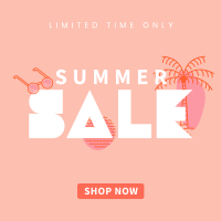 Summer Retro Promo Instagram Post Image Preview