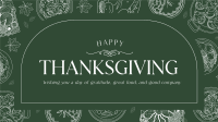 Elegant Thanksgiving Facebook Event Cover Design