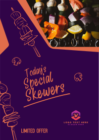 Grilled Food Special Poster