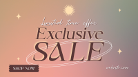 Limited-Time Sale Video