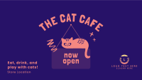 Cat Cafe Facebook Event Cover