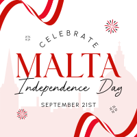 Celebrate Malta Freedom Linkedin Post