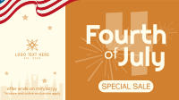 Fourth of July Promo Facebook Event Cover Image Preview