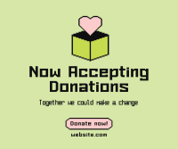 Pixel Donate Now Facebook Post Design