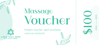 Body Massage Gift Certificate example 4