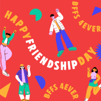 Four Friends Instagram Post Design