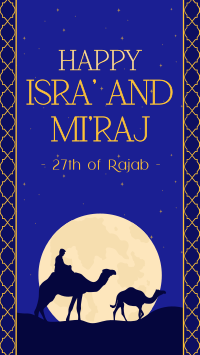 Celebrating Isra' Mi'raj Journey Instagram Reel Image Preview