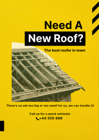 New Roof Poster