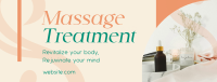 Simple Massage Treatment Facebook Cover