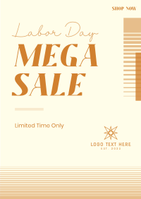 Labor Day Blinds Poster