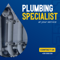 Plumbing Specialist Instagram Post Design