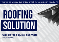 Roofing Solution Postcard