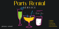 Party Rental Twitter Post example 4