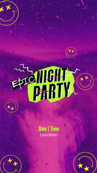 Epic Night Party TikTok Video