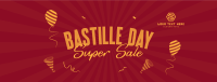 Celebrate Bastille Day Facebook Cover