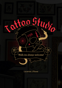 Tattoo Artist Flyer example 1