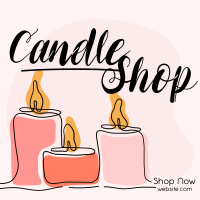 Candle Line Linkedin Post