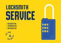 Locksmith Services Postcard