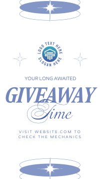 Minimalist Giveaway Time Instagram Reel Image Preview