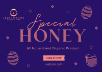 Honey Bee Delight Postcard