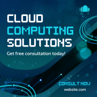 Cloud Computing Solutions Instagram Post